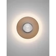 NovaLuce ESTI fali lámpa fém, üveg, nikkel, barna,7W, LED, 3000K, 180 Lm - NL-9088201