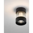 NovaLuce GLOVIA mennyezet lámpa fém, üveg, fekete, áttetsző, LED, 14W, 2700-3000K, 913 Lm - NL-9088202