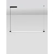 NovaLuce GLOVIA függeszték fém, üveg, fekete, LED, 27W, 2700-3000K, 1890 Lm - NL-9088204