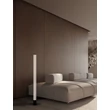 NovaLuce GLOVIA állólámpa fém, üveg, fekete, áttetsző, LED, 19W, 2700-3000K, 871 Lm - NL-9088205