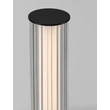 NovaLuce GLOVIA állólámpa fém, üveg, fekete, áttetsző, LED, 19W, 2700-3000K, 871 Lm - NL-9088205