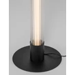 NovaLuce GLOVIA állólámpa fém, üveg, fekete, áttetsző, LED, 19W, 2700-3000K, 871 Lm - NL-9088205