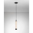 NovaLuce GLOVIA függeszték fém, üveg, fekete, LED, 14W, 2700-3000K, 856 Lm - NL-9088206