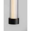 NovaLuce GLOVIA függeszték fém, üveg, fekete, LED, 14W, 2700-3000K, 856 Lm - NL-9088206