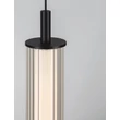 NovaLuce GLOVIA függeszték fém, üveg, fekete, LED, 14W, 2700-3000K, 856 Lm - NL-9088206