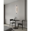 NovaLuce GLOVIA fali lámpa fém, üveg, fekete, áttetsző, LED, 17W, 2700-3000K, 788 Lm - NL-9088207