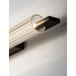 NovaLuce GLOVIA fali lámpa fém, üveg, fekete, áttetsző, LED, 17W, 2700-3000K, 788 Lm - NL-9088207