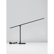 NovaLuce TENSO asztali lámpa fém, műanyag, fekete, LED, 17W, 3000K, 678 Lm - NL-9088209