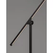 NovaLuce TENSO asztali lámpa fém, műanyag, fekete, LED, 17W, 3000K, 678 Lm - NL-9088209