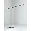 NovaLuce TENSO állólámpa fém, műanyag, fekete, LED, 24W, 3000K, 909 Lm - NL-9088211