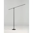 NovaLuce TENSO állólámpa fém, műanyag, fekete, LED, 24W, 3000K, 909 Lm - NL-9088211