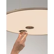 NovaLuce VEA függeszték fém, akril, pezsgő, LED, 53W, 2700-3000K, 2323Lm - NL-9088213
