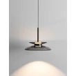 NovaLuce ESTI függeszték fém, üveg, nikkel, füstszín, LED, 10W, 3000K, 543 Lm - NL-9088217