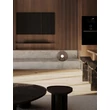 NovaLuce ESTI asztali lámpa fém, üveg, szürke, barna, LED, 16W, 3000K, 1214 Lm - NL-9088220