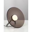 NovaLuce ESTI asztali lámpa fém, üveg, szürke, barna, LED, 16W, 3000K, 1214 Lm - NL-9088220