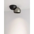NovaLuce LUSA mennyezet lámpa fém, fekete, nikkel, LED, 11W, 3000K, 826 Lm - NL-9088224