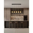 NovaLuce ALISH függeszték fém, üveg, fekete, arany, LED, 37W, 3000K, 2112 Lm - NL-9124100