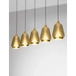NovaLuce ALISH függeszték fém, üveg, fekete, arany, LED, 37W, 3000K, 2112 Lm - NL-9124100