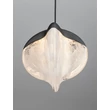 NovaLuce ALICIA függeszték fém, üveg, fekete, LED, 5W, 3000K, 315 Lm - NL-9124112