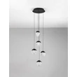 NovaLuce ALICIA függeszték fém, üveg, fekete, LED, 25W, 3000K, 1575 Lm - NL-9124113