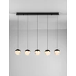 NovaLuce ALICIA függeszték fém, üveg, fekete, LED, 25W, 3000K, 1575 Lm - NL-9124114