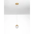 NovaLuce ALICIA függeszték fém, üveg, arany, LED, 5W, 3000K, 315 Lm - NL-9124122