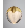NovaLuce ALICIA függeszték fém, üveg, arany, LED, 5W, 3000K, 315 Lm - NL-9124122