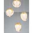 NovaLuce ALICIA függeszték fém, üveg, arany, LED, 25W, 3000K, 1575 Lm - NL-9124123