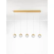 NovaLuce ALICIA függeszték fém, üveg, arany, LED, 25W, 3000K, 1575 Lm - NL-9124124