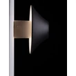 NovaLuce ALUX kültéri fali lámpa fém, fekete, LED, 11W, 993lm, 3000K, IP54 - NL-9136406