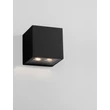 NovaLuce ROB kültéri fali lámpa fém, fekete, LED, 11W, 671lm, 3000K, IP54 - NL-9136409