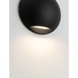 NovaLuce PASSO kültéri fali lámpa fém, fekete, LED, 3W, 130lm, 3000K, IP65 - NL-9136410