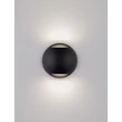 NovaLuce PASSO kültéri fali lámpa fém, fekete, LED, 4W, 186lm, 3000K, IP65 - NL-9136413