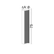 NovaLuce ALLEY kültéri állólámpa fém, fekete, LED, 8W, 365lm, 3000K, IP65 - NL-9136424