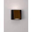 NovaLuce KIOO kültéri fali lámpa fém, fa, üveg, fekete, LED, 10W, 775lm, 3000K, IP65 - NL-9136427