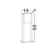 NovaLuce KIOO kültéri állólámpa fém, fa, fekete, LED, 11W, 464lm, 3000K, IP65 - NL-9136428