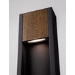 NovaLuce KIOO kültéri állólámpa fém, fa, fekete, LED, 11W, 464lm, 3000K, IP65 - NL-9136428