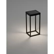 NovaLuce TEGOLO kültéri solar asztali lámpa fém, üveg, antracit, LED, 2W, 231lm, 3000K, IP54 - NL-9136431
