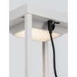 NovaLuce TEGOLO kültéri solar asztali lámpa fém, üveg, fehér, LED, 2W, 231lm, 3000K, IP65 - NL-9136432