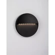 NovaLuce RODIX kültéri fali lámpa fém, fekete, LED, 5W, 307lm, 3000K, IP54 - NL-9136437