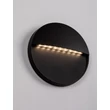 NovaLuce RODIX kültéri fali lámpa fém, fekete, LED, 5W, 307lm, 3000K, IP54 - NL-9136437