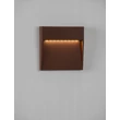 NovaLuce FEM kültéri fali lámpa fém, barna, LED, 5W, 307lm, 3000K, IP54 - NL-9136442