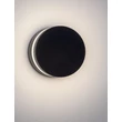 NovaLuce AIRY kültéri fali lámpa fém, fekete, LED, 8W, 369lm, 3000K, IP54 - NL-9136443