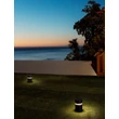 NovaLuce AIRY kültéri állólámpa fém, fekete, LED, 8W, 369lm, 3000K, IP65 - NL-9136444