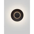 NovaLuce CICO kültéri fali lámpa fém, fekete, LED, 12W, 587lm, 3000K, IP65 - NL-9136446