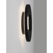 NovaLuce CICO kültéri fali lámpa fém, fekete, LED, 12W, 587lm, 3000K, IP65 - NL-9136446