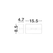 NovaLuce DIO kültéri fali lámpa fém, fehér, LED, 4W, 60lm, 3000K, IP65 - NL-9136451