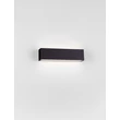 NovaLuce ALLURE kültéri fali lámpa fém, üveg, fekete, LED, 22W, 1723lm, 3000K, IP65 - NL-9136456