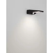 NovaLuce TEK kültéri solar fali lámpa mozgásérzékelővel fém, műanyag, fekete, fehér, LED, 1W, 105lm, 3000K, IP54 - NL-9136460