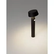 NovaLuce CHIARO solar lámpa fém, fekete, LED, 1W, 69lm, 3000K, IP54 - NL-9136462